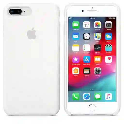 Hepa Silicone Case Blanco Iphone 8 Plus