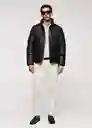 Abrigo Anorak Boulder Negro Talla XXL Hombre Mango