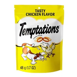 Temptations Snack para Gatos Adultos Pollo