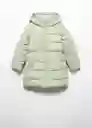 Abrigo Anorak Alilong5 Verde Talla 10 Niña Mango