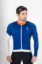 Escarabajo Cycling Jersey de Ciclismo Esencial Azul L