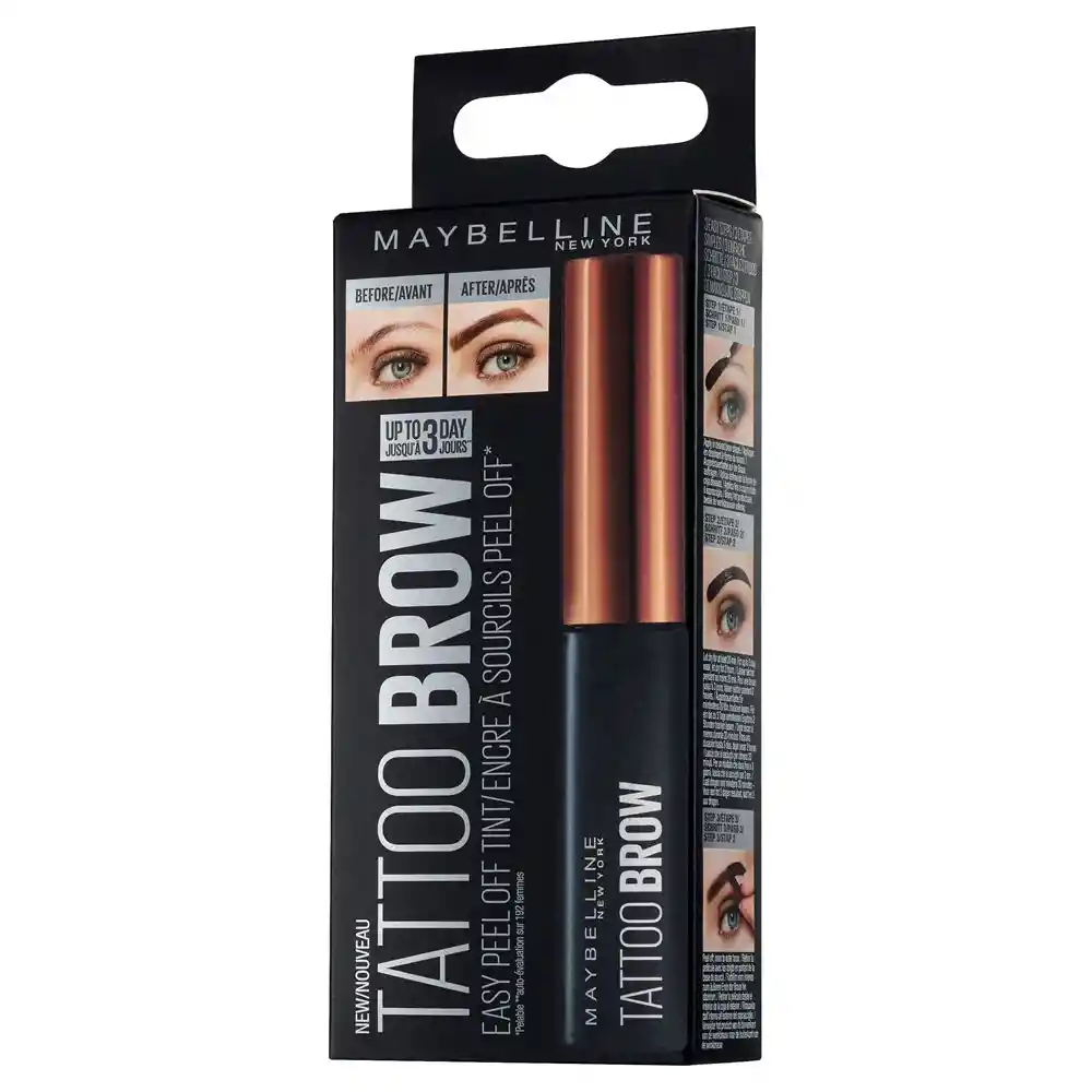 Maybelline Tinta para Cejas Tattoo Peel Off Light Brown