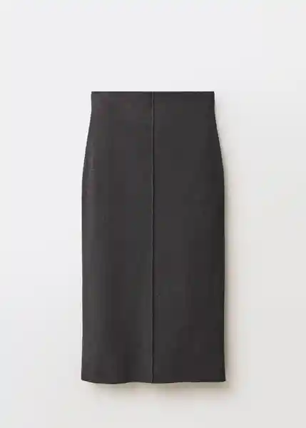 Falda Adri Antracita Talla XS  Mujer Mango