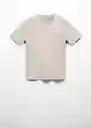 Camiseta Kimi Hielo Talla XL Hombre Mango