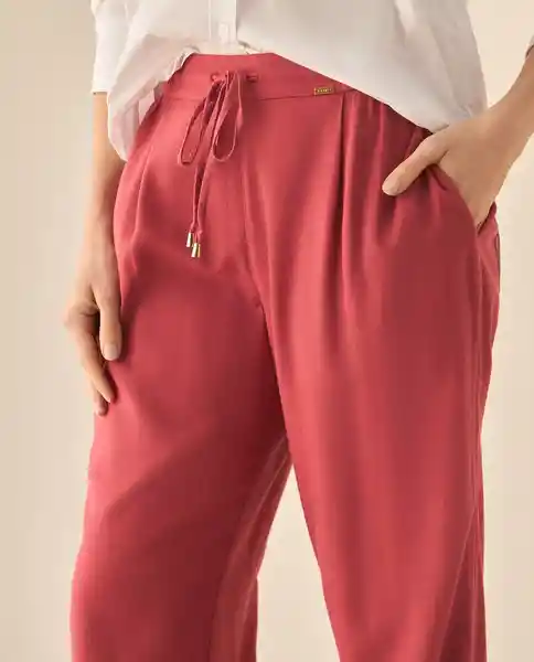 Pantalón Rojo Sangria Ultraoscuro Talla 8 133G007 Esprit