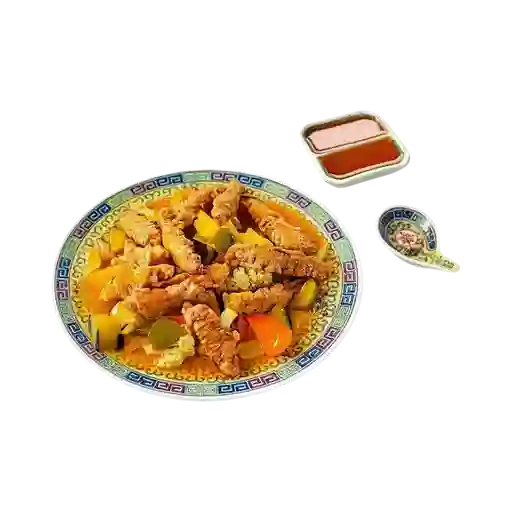 Pollo Agridulce Mediano