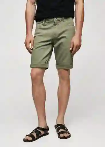 Bermuda Nepto Khaki Talla 36 Hombre Mango