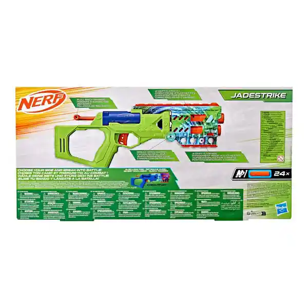Nerf Juguete Lanzador Serie n Jadestrike 24 Dardos
