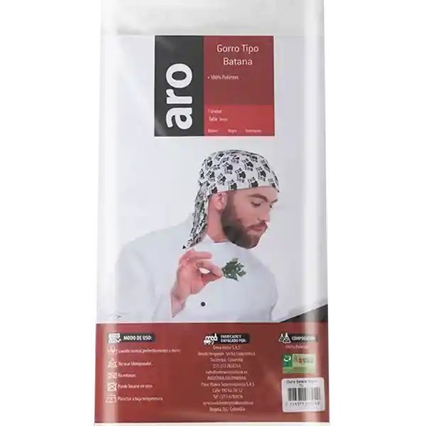 Aro Gorro Batana Negro