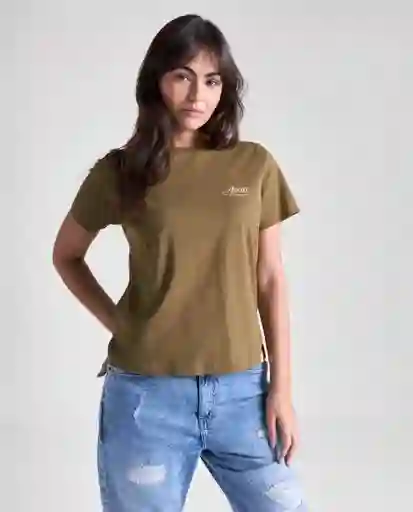 Camiseta Mujer Verde Talla M 609G090_VER190516 Americanino