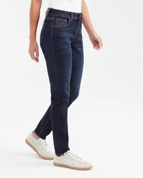 Jean Cosmo Femenino Azul Clásico Oscuro Talla 10 Chevignon
