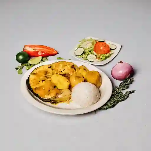 Posta de Bagre Sudada + Bebida