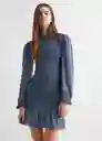 Vestido Girasol Niñas Azul Talla 21 Mango