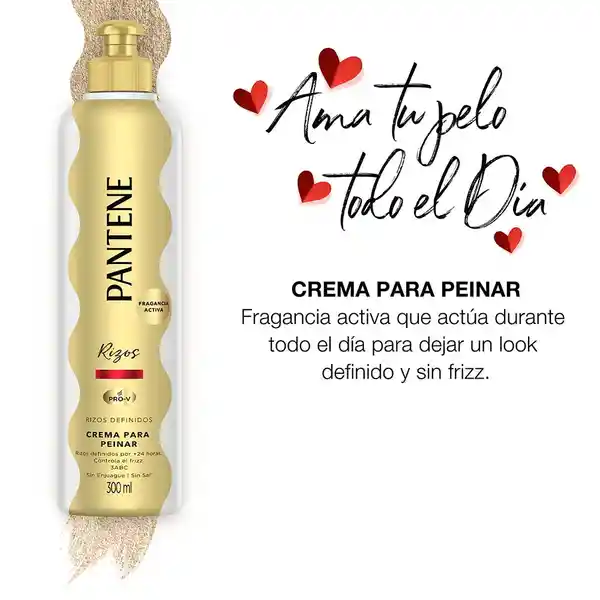 Crema para Peinar Rizos Pantene Pro-V 300 ml