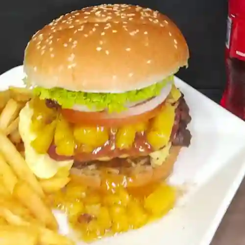 Hamburguesa Venezolana Hawai