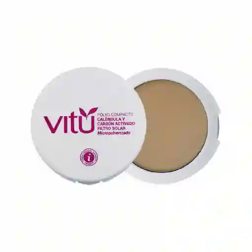Vitu Polvo Caléndula Con Carbón Activado Y Filtro Solar 12 G
