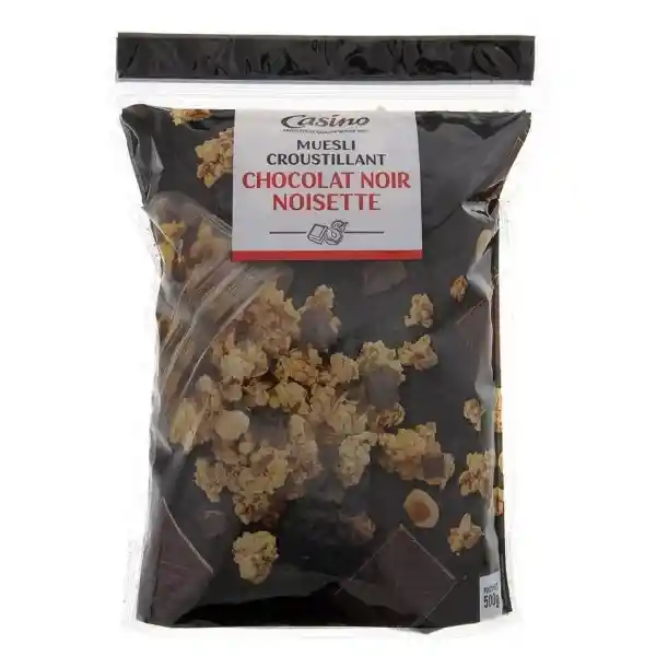 Muesli Crujiente Chocolate Negro y Casino