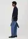 Jean Bob Tejano Oscuro Talla 44 Hombre Mango