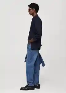 Jean Bob Tejano Oscuro Talla 44 Hombre Mango