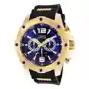 Invicta Reloj Hombre Dorado Negro Inv19659