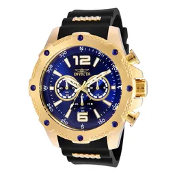 Invicta Reloj Hombre Dorado Negro Inv19659