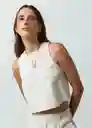 Camisa Tina Mujer Crudo Abedul Claro Talla S 512G399 Naf Naf