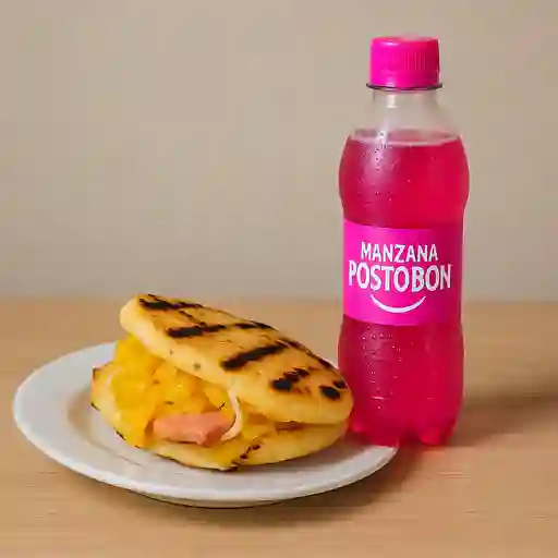 Combo arepa hawaiana+ gaseosa
