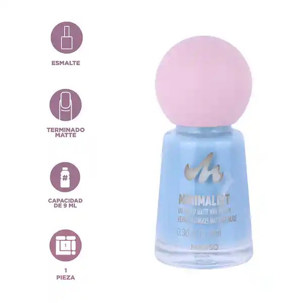 Esmalte de Uñas Base de Aceite Serie Minimalist Matte 17 Miniso