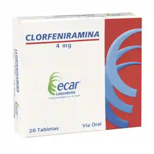 Clorfeniramina (4 mg)