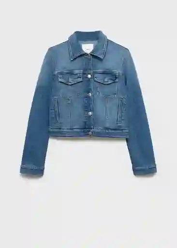 Chaqueta Cazadora Newvicky Tejano Medio Talla S Mujer Mango