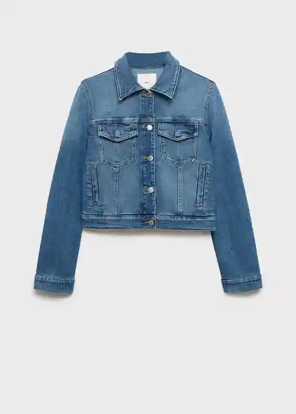 Chaqueta Cazadora Newvicky Tejano Medio Talla S Mujer Mango