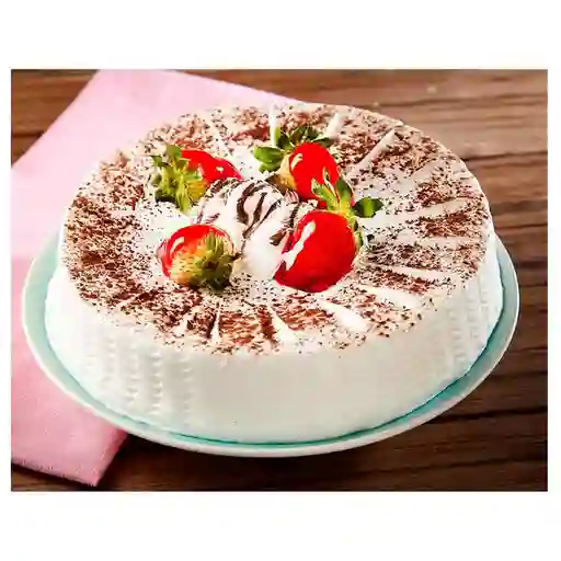 Torta Tres Leches Sabor a Fresa 8 Porc