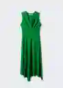 Vestido Manzana Verde Talla XL Mujer Mango