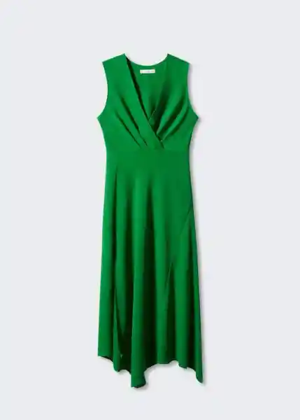 Vestido Manzana Verde Talla XL Mujer Mango