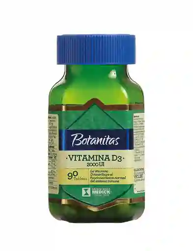 Botanitas Vitamina D3 2000UI