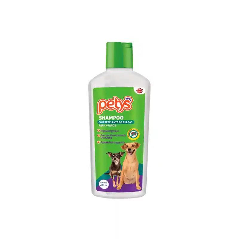 Petys Shampoo de Mascota con Repelente de Pulgas