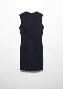 Vestido Paloma Marino Talla XS Mujer Mango