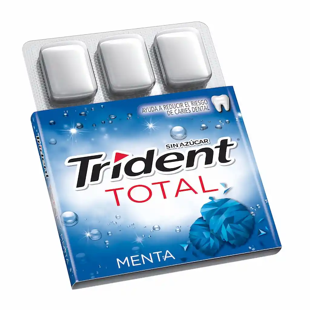Trident Chicle Total Menta