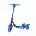 Patineta Infantil Frozen Azul Con Luces 3ruedas Frozen Zs15957
