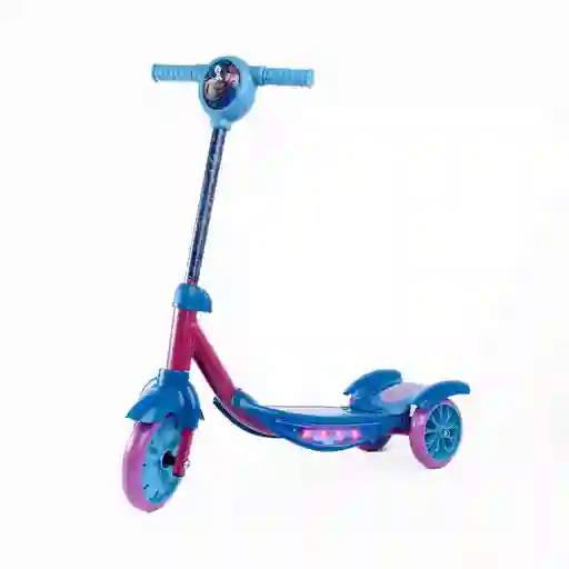 Patineta Infantil Frozen Azul Con Luces 3ruedas Frozen Zs15957