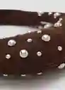 Bolso M Moa Chocolate Talla 99 Mujer Mango