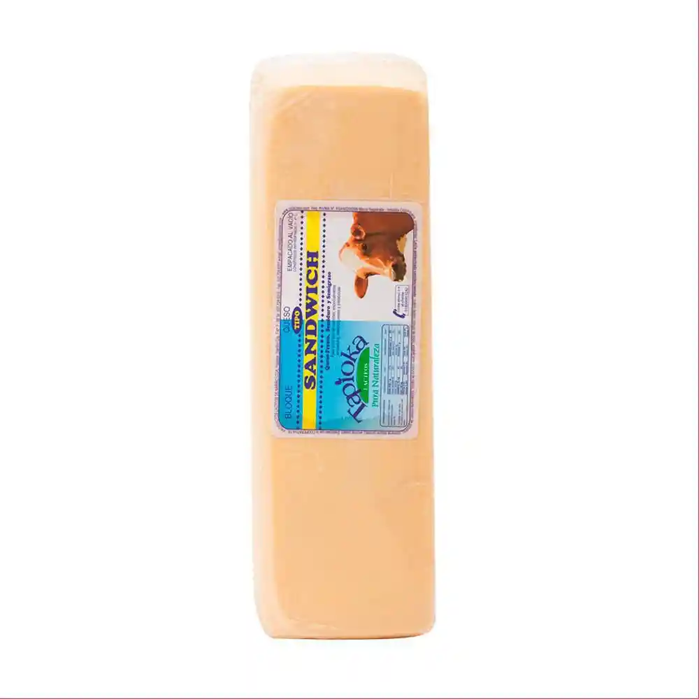 Tapioka Queso Tipo Sandwich en Bloque