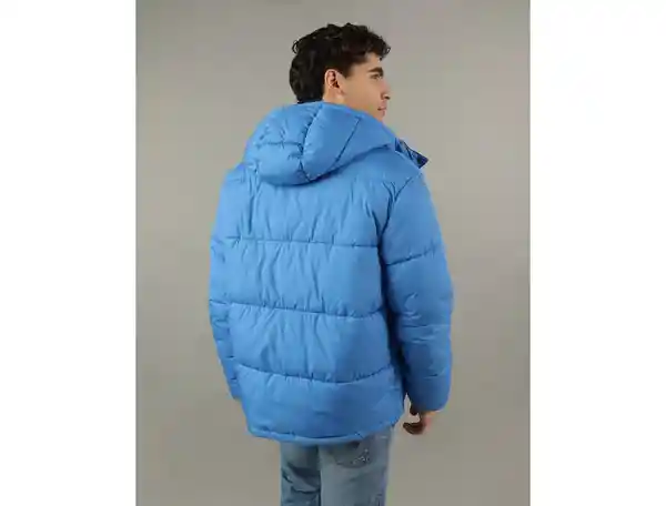 Chaqueta Hombre Azul Claro Talla Large American Eagle