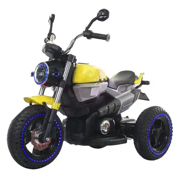 Prinsel Moto Para Niño Tipo Ducati 12V Amarillo y Gris