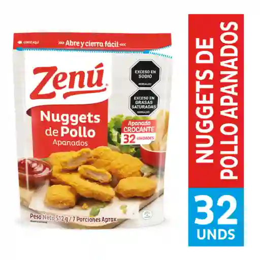 Zenú Nuggets de Pollo Apanados Crocante