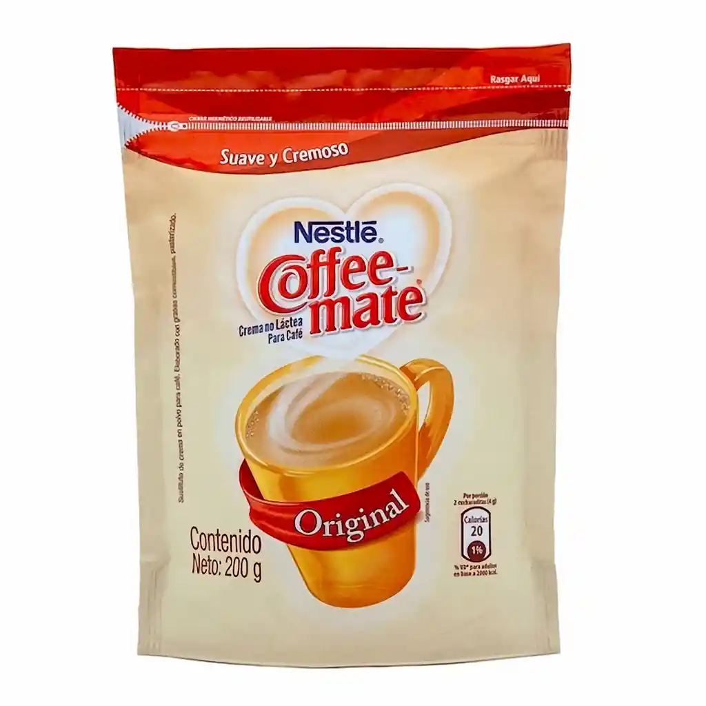 COFFEE-MATE® Original Crema no láctea Bolsa x 200g