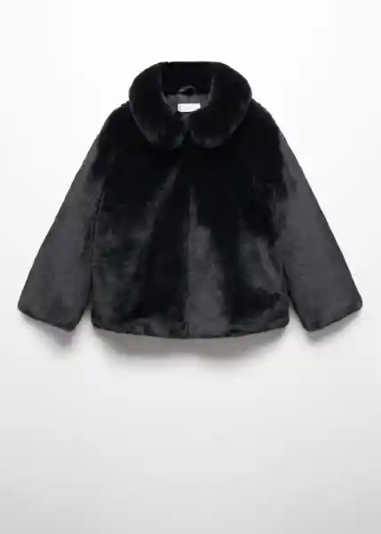 Abrigo Cande Negro Talla 13 Niña Mango