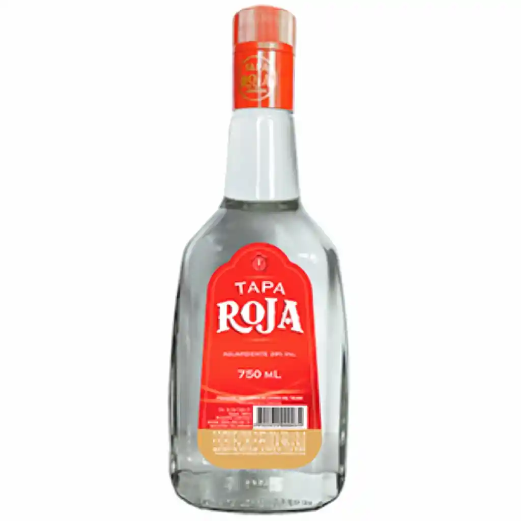 Tapa Roja Tradicional Aguardiente Botella
