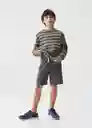 Bermuda Bélgica Antracita Talla 06 Niños Mango