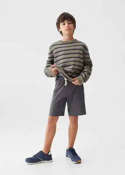 Bermuda Bélgica Antracita Talla 06 Niños Mango
